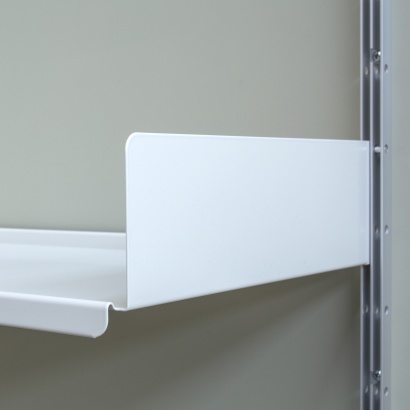 vinyl shelves, strong metal for heavy books, 36 cm, record storage, shoes, box-files, trays. Vitsœ 606 modular shelving system. Designer Dieter Rams