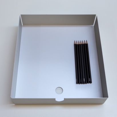 Vitsœ 606 Aluminium tray, designed by Dieter Rams