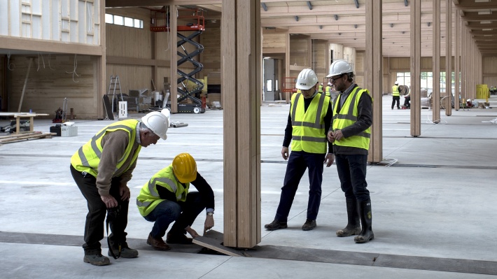 Vitsœ’s design team meet on site in Royal Leamington Spa